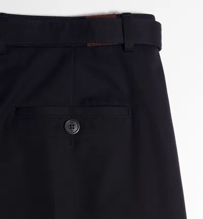 Dior Belted Flared Pants In Black