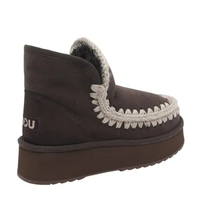 Mou Platform Boots In Brown