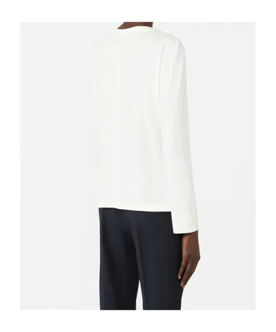 Max Mara Long-sleeved T-shirt In White