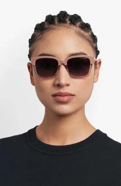 Marc Jacobs 53mm Gradient Square Sunglasses In Beige