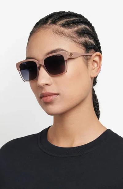 Marc Jacobs 53mm Gradient Square Sunglasses In Beige