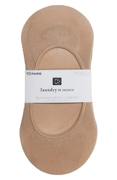 Laundry By Shelli Segal 10-pack Micro Liner Socks In Multi 4