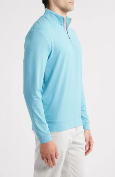 Johnnie-o Motion Performance Quarter Zip Pullover In Haze