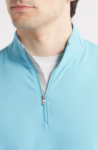Johnnie-o Motion Performance Quarter Zip Pullover In Haze