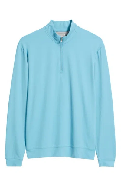Johnnie-o Motion Performance Quarter Zip Pullover In Haze