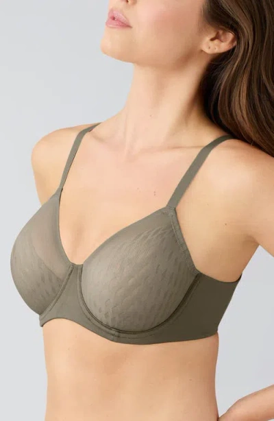 Wacoal Elevated Allure Full Coverage Underwire Bra In Gray