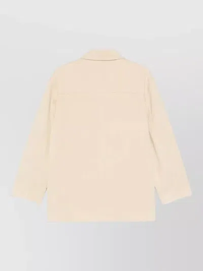 Dunst Vegan Leather Jacket Collared Front Pockets In Pink