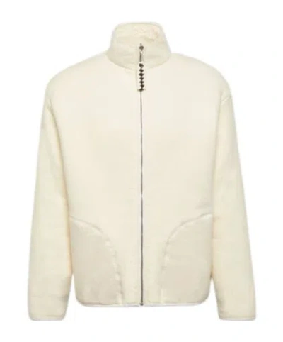 Jil Sander Cotton-fleece Jacket In White