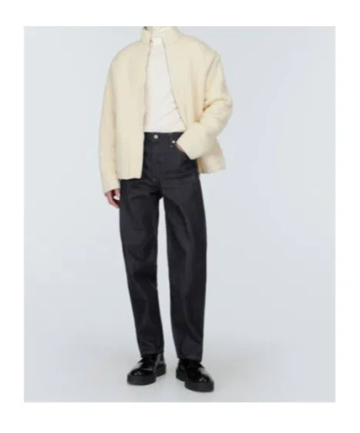 Jil Sander Cotton-fleece Jacket In White