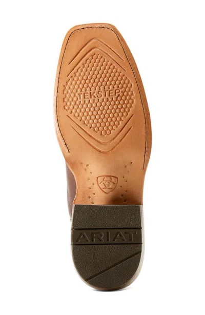 Ariat Futurity Fort Worth Western Boot In Rich Java/ Pearly White