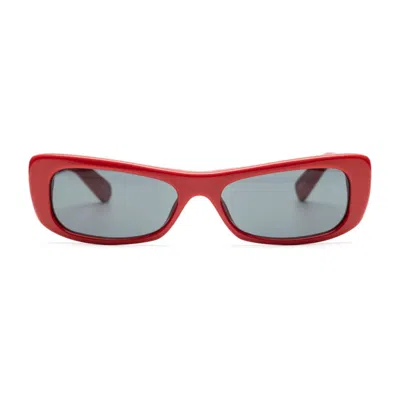 Jacquemus Ladies Black Rectangular Sunglasses Jac/55 ?2 In ["grey"]