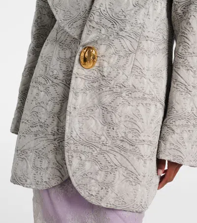 Jacques Wei Single-breasted Jacket In Brown