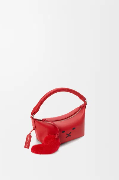 Loewe Cala Mini Bag In Red
