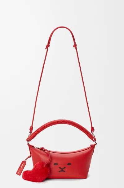 Loewe Cala Mini Bag In Red