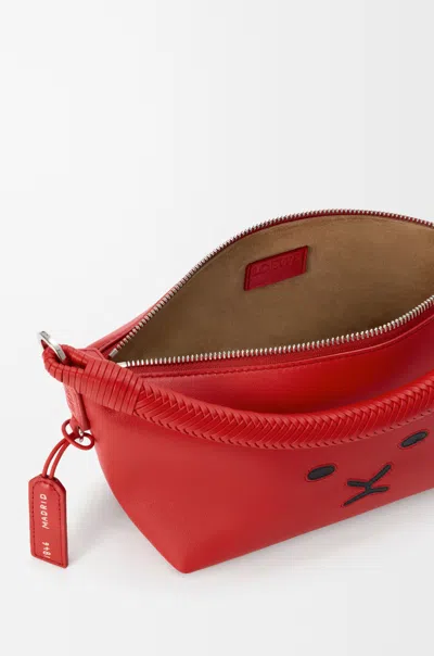 Loewe Cala Mini Bag In Red