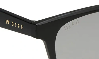 Diff Grayson 51mm Square Sunglasses In Grey Mirror