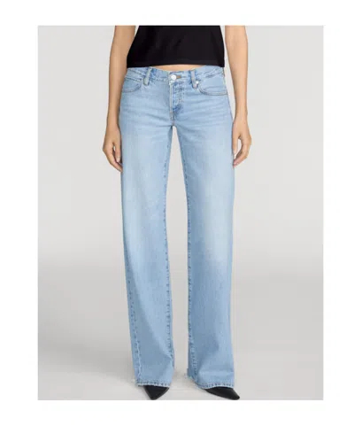 Frame Belt-loop Jeans In Blue