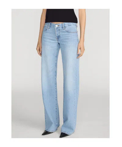 Frame Belt-loop Jeans In Blue
