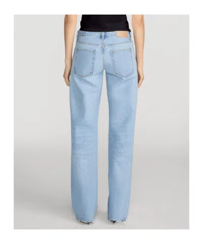 Frame Belt-loop Jeans In Blue