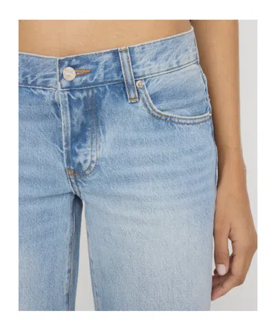 Frame Belt-loop Jeans In Blue