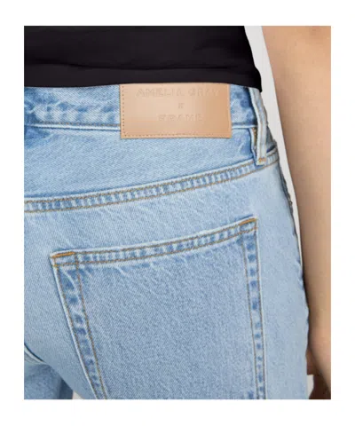 Frame Belt-loop Jeans In Blue