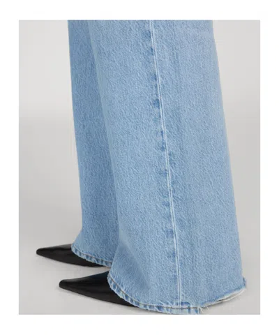 Frame Belt-loop Jeans In Blue