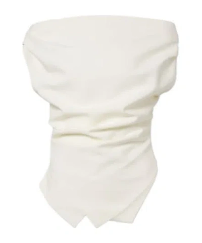 Rohe Draped Asymmetric Top In White