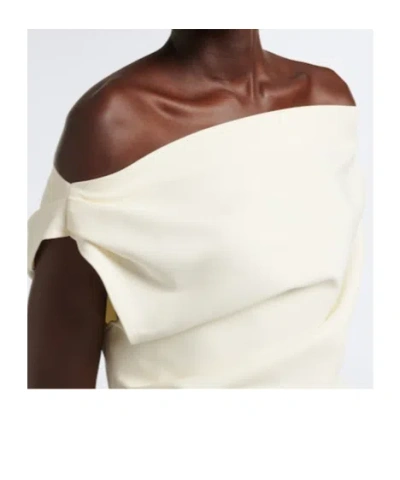 Rohe Draped Asymmetric Top In White