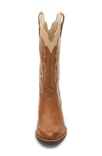 Coconuts By Matisse Cisco Western Boot In Tan/natural Synth