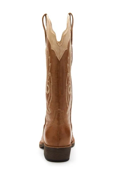 Coconuts By Matisse Cisco Western Boot In Tan/natural Synth