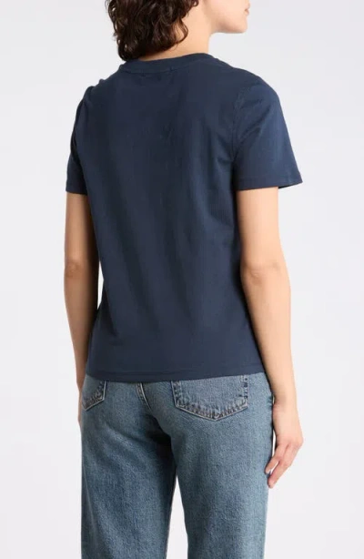 Dr2 By Daniel Rainn Beaded Screen T-shirt In Blue
