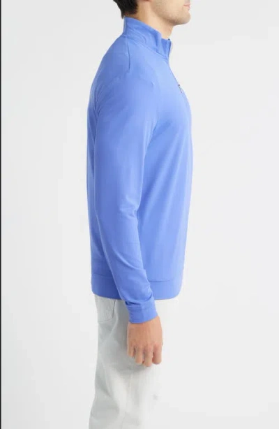 Johnnie-o Motion Performance Quarter Zip Pullover In Acai