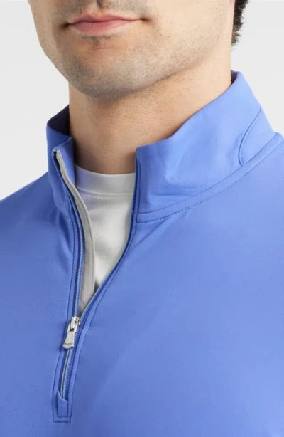Johnnie-o Motion Performance Quarter Zip Pullover In Acai