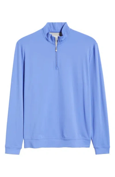 Johnnie-o Motion Performance Quarter Zip Pullover In Acai