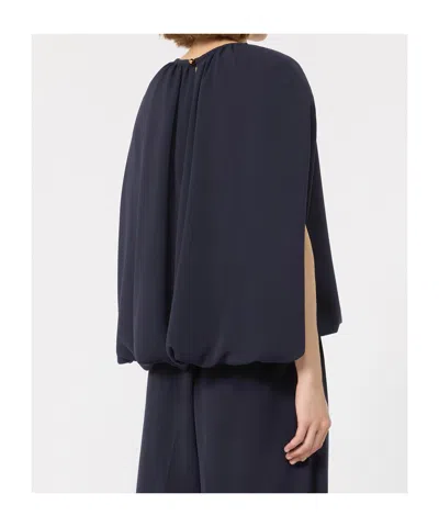 Max Mara Studio Msefieno Jacket Blue In Blue