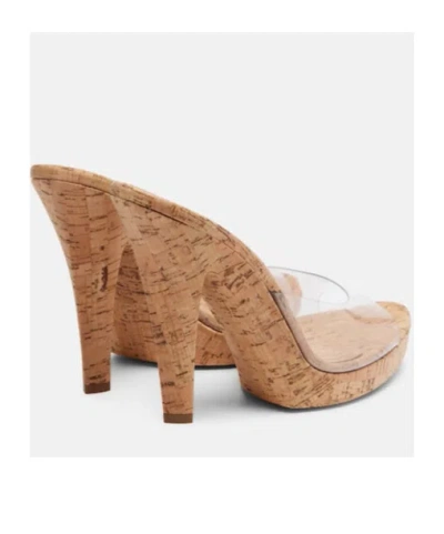Paris Texas Gala Transparent-strap Platform Sandals In White