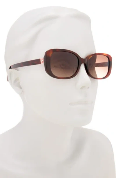 Kate Spade Dionnas 52mm Rectangular Sunglasses In 0086-ha