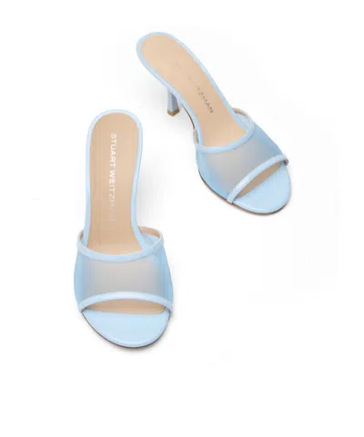 Stuart Weitzman Bareitall Slide 85 In Blue