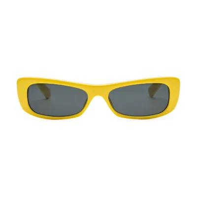 Jacquemus Ladies Black Rectangular Sunglasses Jac/55 ?5 In ["grey"]
