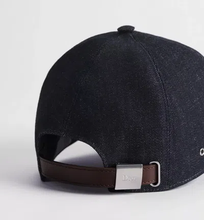 Dior Label Cap In Black