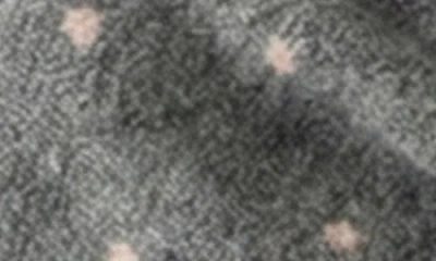 Saachi Triangle Scarf In Grey Dot