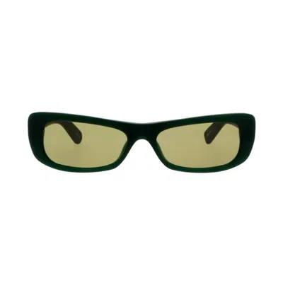 Jacquemus Ladies Black Rectangular Sunglasses Jac/55 ?3 In ["green"]