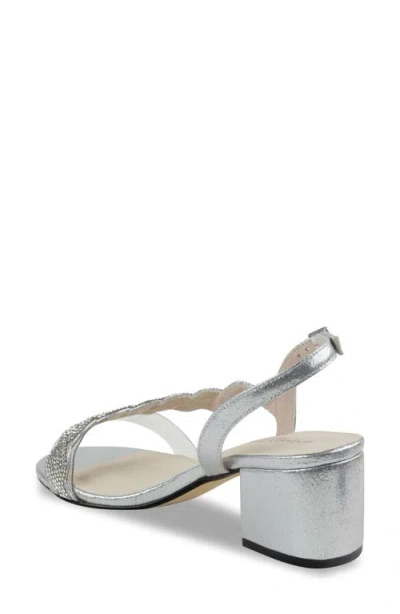 Touch Ups Ruby Slingback Sandal In Silver