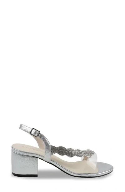 Touch Ups Ruby Slingback Sandal In Silver