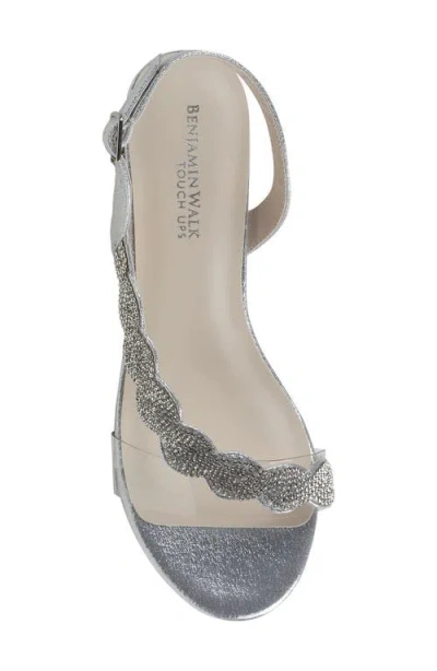 Touch Ups Ruby Slingback Sandal In Silver