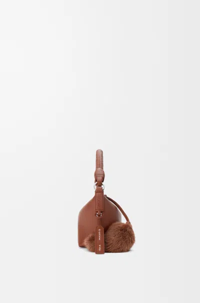 Loewe Cala Mini Bag In Walnut