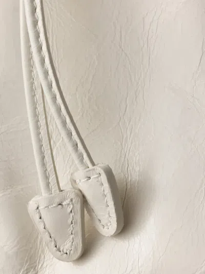 Prada Leather Pouch In White