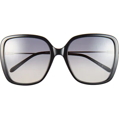 Chloé Chloe Womens Black Ch0173s Square-frame Acetate Sunglasses In Black Gold Grey