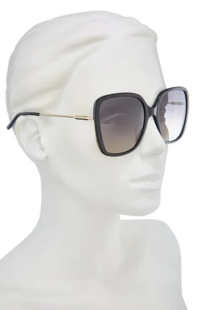 Chloé Chloe Womens Black Ch0173s Square-frame Acetate Sunglasses In Black Gold Grey