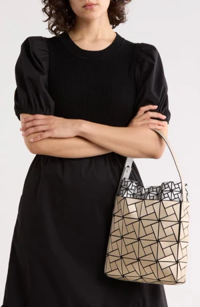 Patrizia Luca Double Layer Box Pattern Shoulder Bag In Gold/ Silver